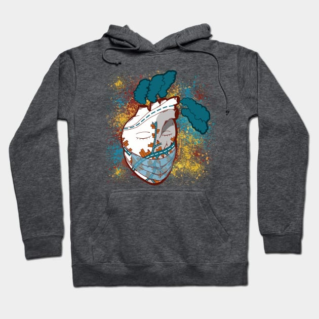 Earth's Heart Hoodie by dkdesigns27